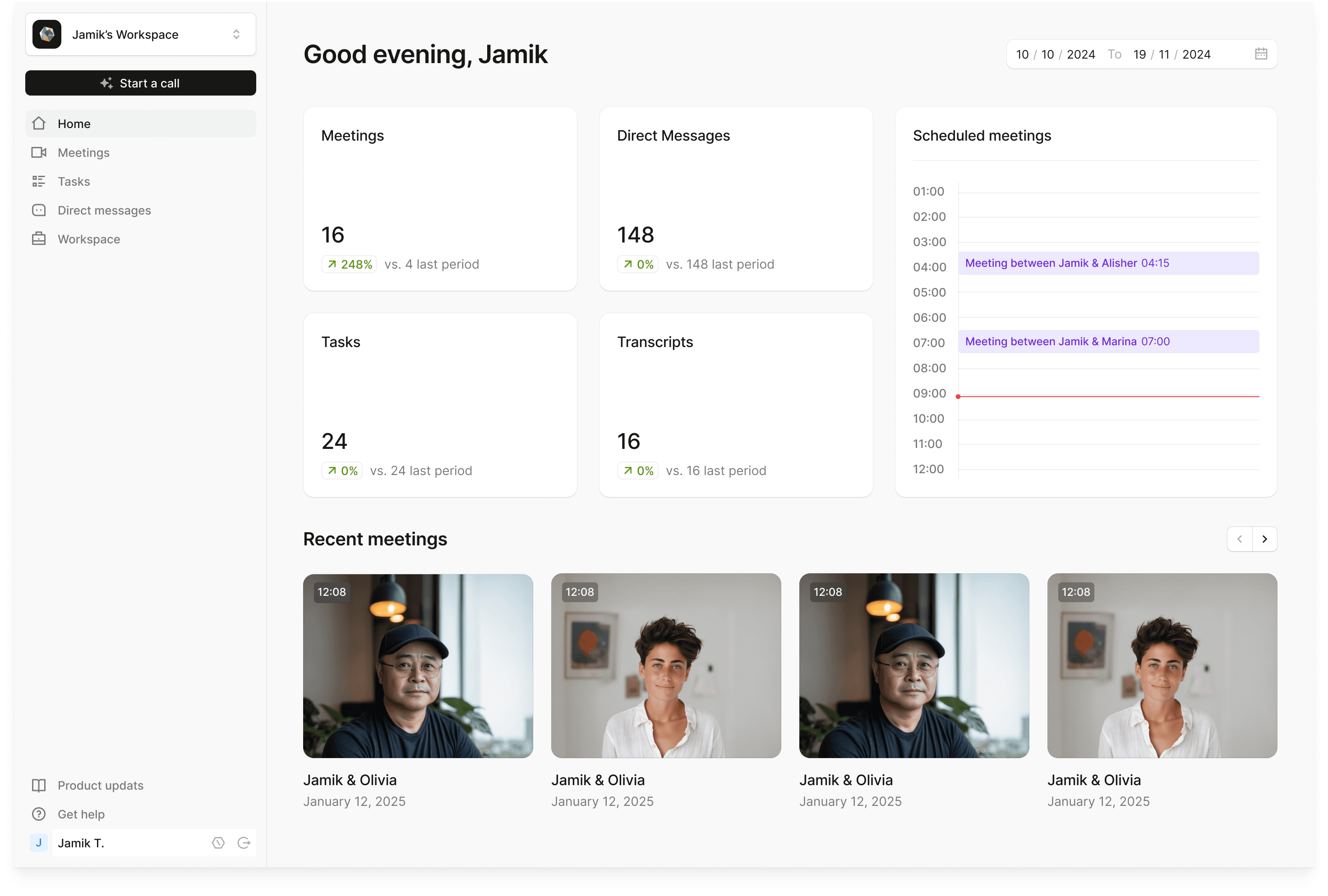 Taqriry Homepage Screenshot